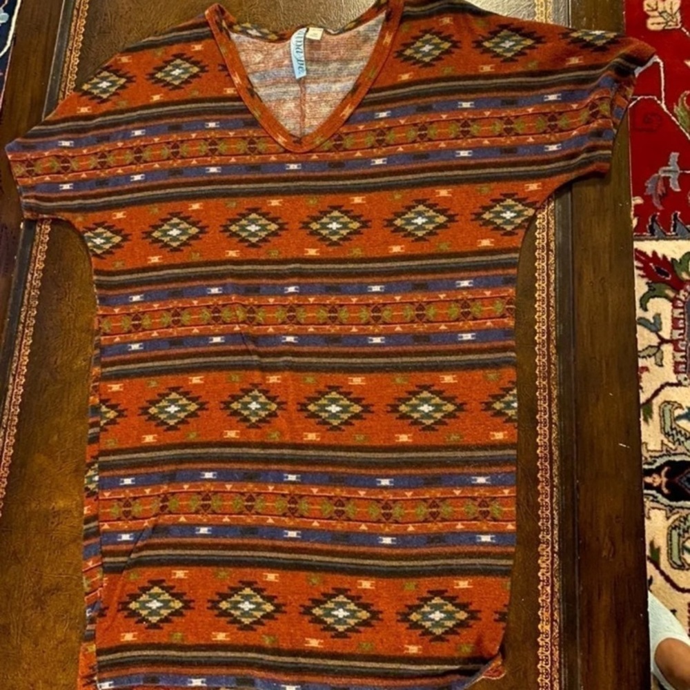 Alda Be Boho Pattern Tunic Top